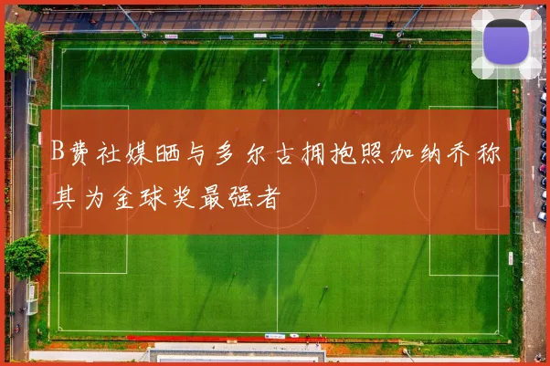 B费社媒晒与多尔古拥抱照加纳乔称其为金球奖最强者